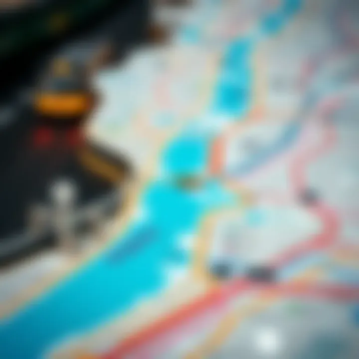 Dubai Public Transport Network Map Map of Dubai's public transport network