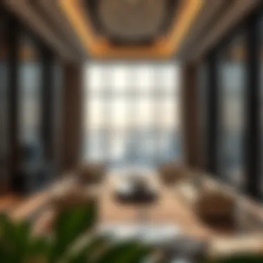 Luxurious interior design of Platinum Tower