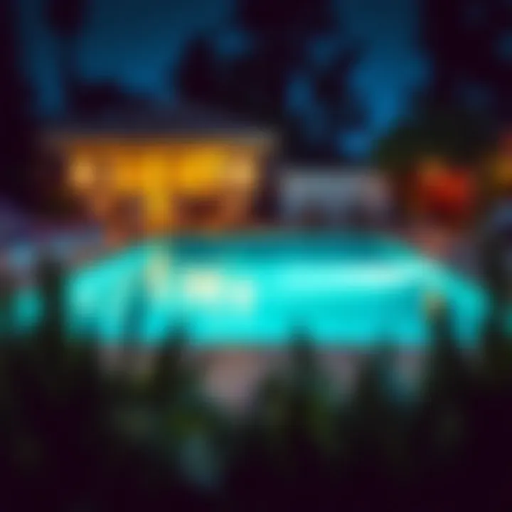 Visual representation of maintenance requirements for various pool types.