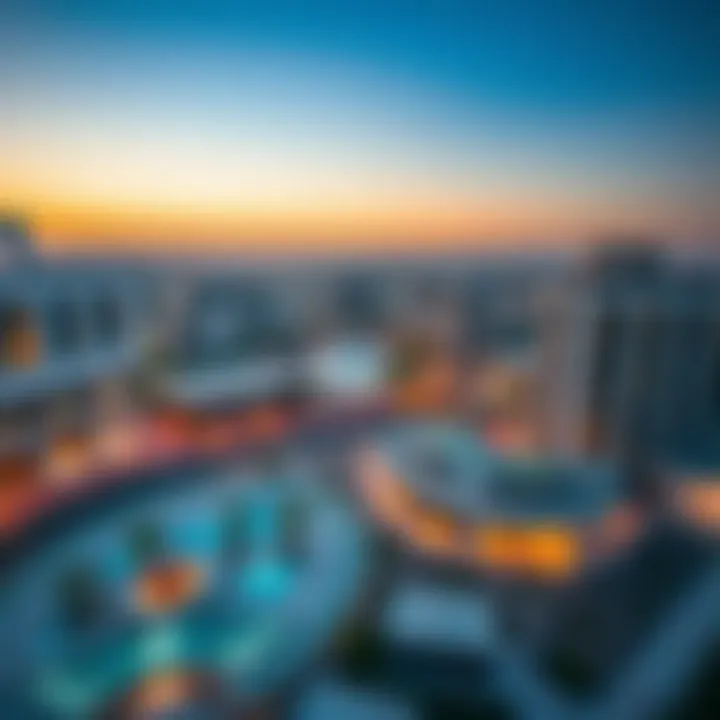 Aerial view of modern real estate developments in Ras Al Khaimah