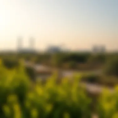 Natural surroundings emphasizing environmental considerations in industrial development