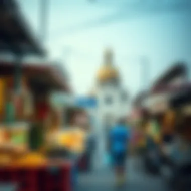 Local Market in Rashdiya Local market scene in Rashdiya highlighting community vibe