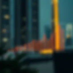 Graph illustrating the trends in the rental market in Dubai