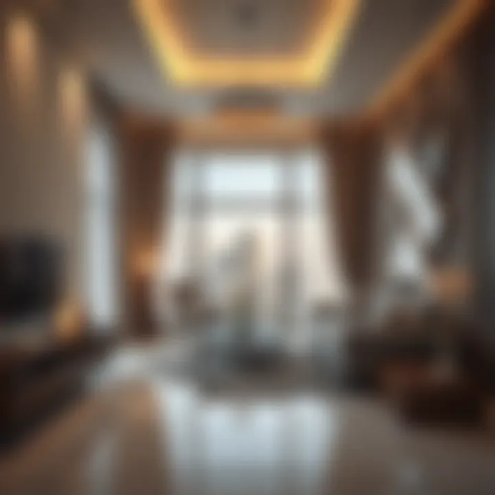 Residential space before and after sterilization