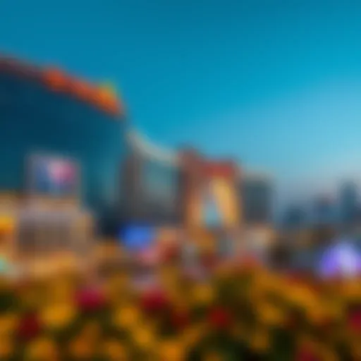 Architectural Marvel of Si World Dubai A panoramic view of Si World Dubai showcasing its modern architecture.