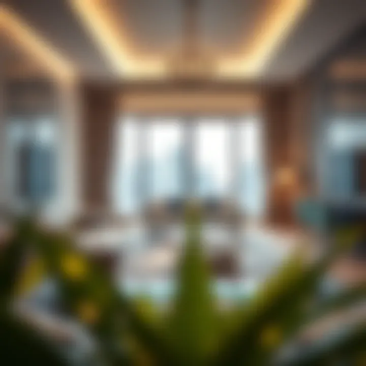 A modern apartment interior that reflects Dubai's luxurious lifestyle