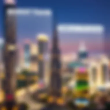 An infographic depicting market trends in Dubai's real estate sector