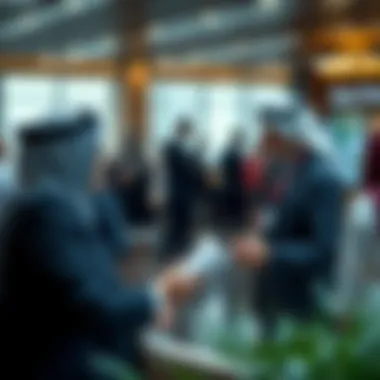 Client Interactions in Islamic Banking Client interactions illustrating satisfaction in Islamic banking