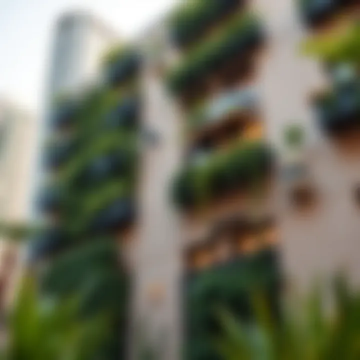 Innovative Vertical Gardens in Dubai Innovative vertical gardens enhancing urban spaces