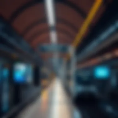 Technological features of Garden Metro Station enhancing passenger experience