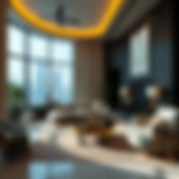 Luxurious Living Space in Dubai Luxurious living space designed by a professional decorator in Dubai