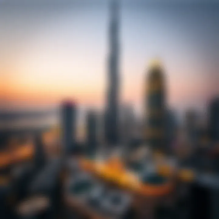 Financial graph illustrating real estate trends in Dubai