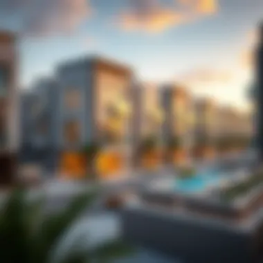 Luxury residential units at Town Square Safi with contemporary design
