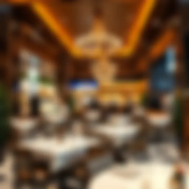 Dining area within دو الجيمي مول featuring various cuisines