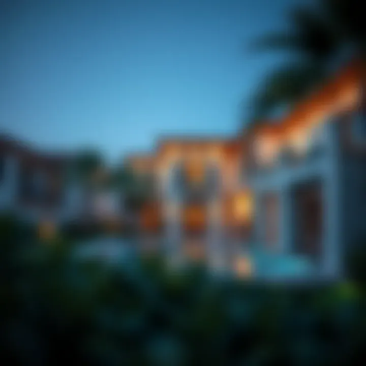 A luxurious villa in a well-developed neighborhood in the UAE