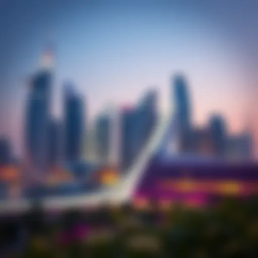 A modern skyline representing the UAE