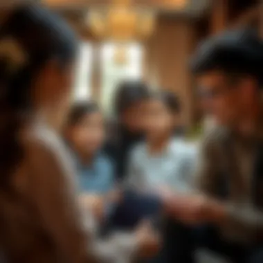 Expat family discussing school options