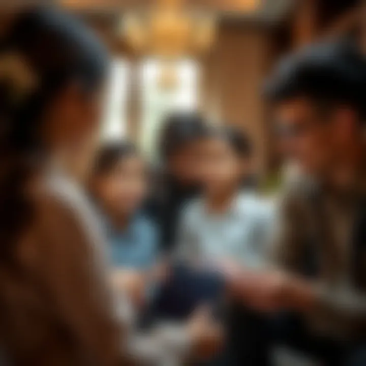 Expat family discussing school options