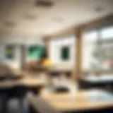 Modern classroom in an English-speaking school in Dubai