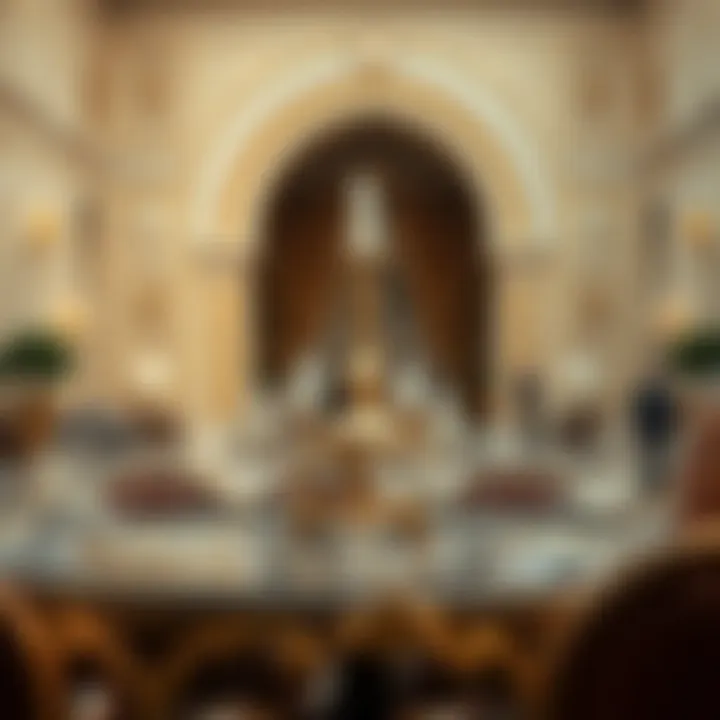 Experiencing the Luxuries of Emirates Palace Visitors enjoying the lavish amenities at Emirates Palace