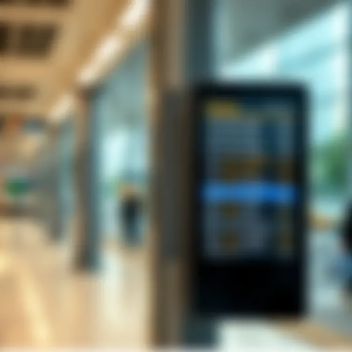 Digital Display of Metro Timings A digital display board showing Dubai Metro timings