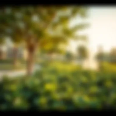 Community amenities and parks in مجمع الغدير