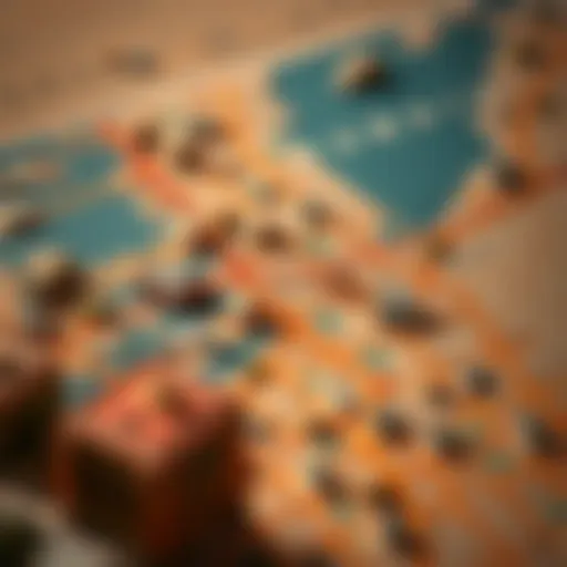 Mapping Dubai's Location Numbers A detailed map of Dubai highlighting location numbers