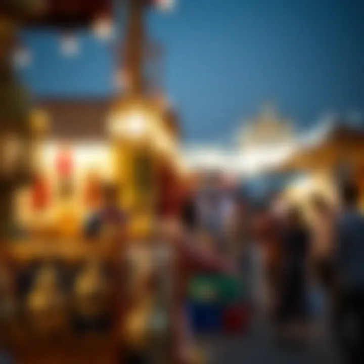 Ramadan market showcasing local crafts