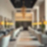 Luxurious Salon Interior A luxurious salon interior showcasing modern design elements