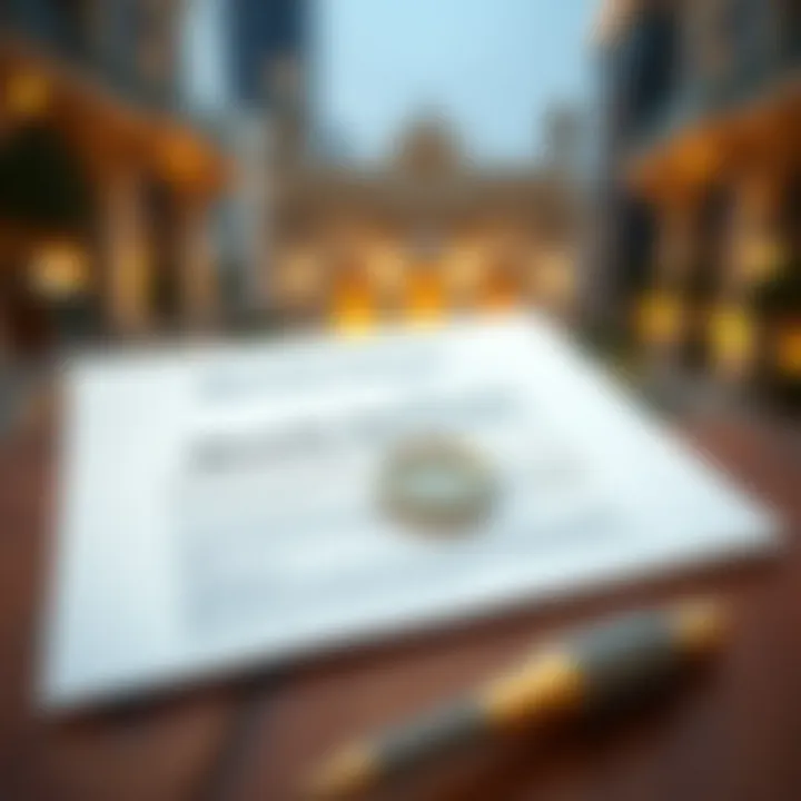 Security Deposit Agreement in Dubai Symbolic representation of security deposit agreement