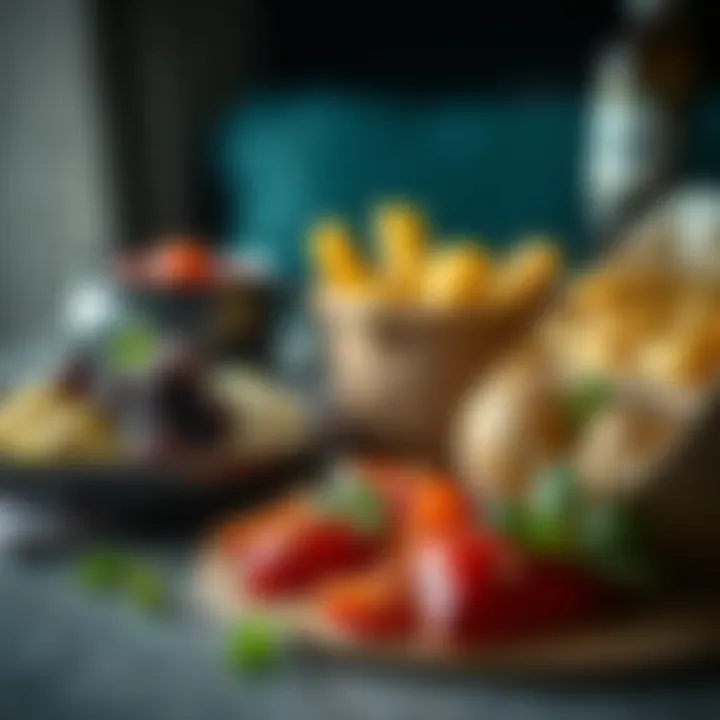 A close-up of nutritious foods ideal for Suhoor