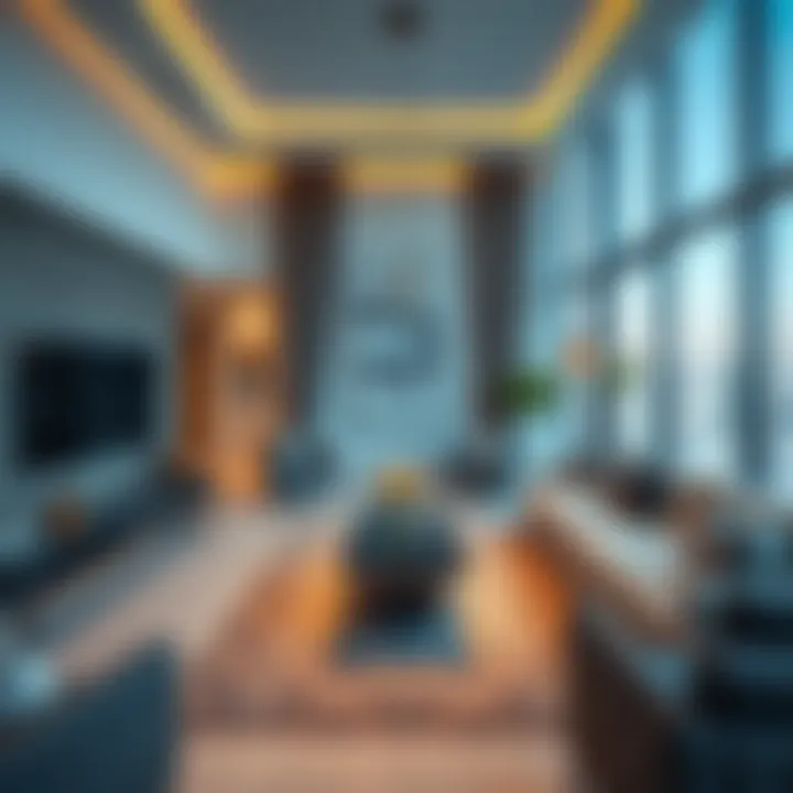 Luxury Living in Dubai Modern apartment in Dubai showcasing luxury living