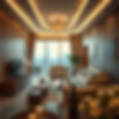Living Spaces in Dubai Luxury apartment interior showcasing Dubai's housing options