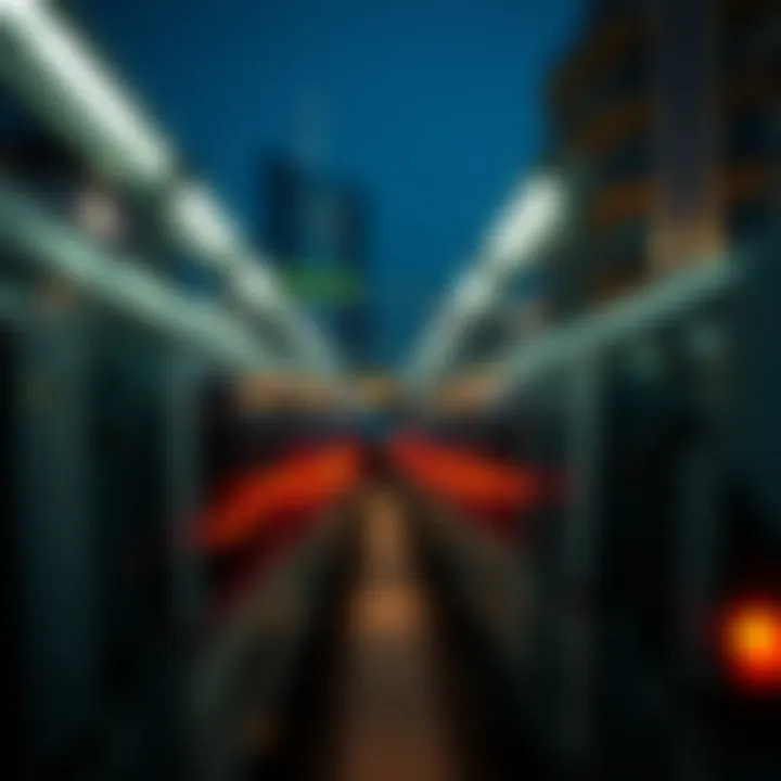 Commuting in the City Public transport system illustrating commuting in Dubai