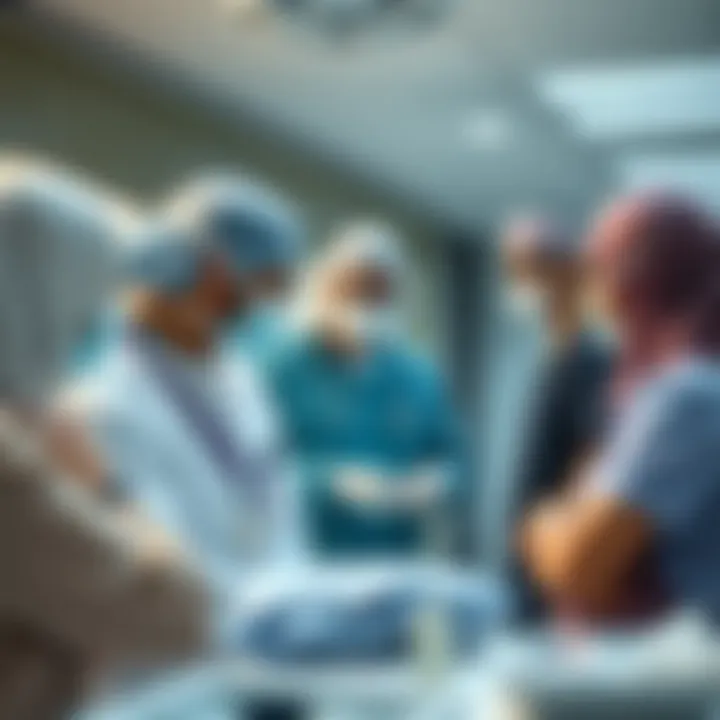 Collaborative Care at Saudi-German Hospital A team of healthcare professionals collaborating at the hospital