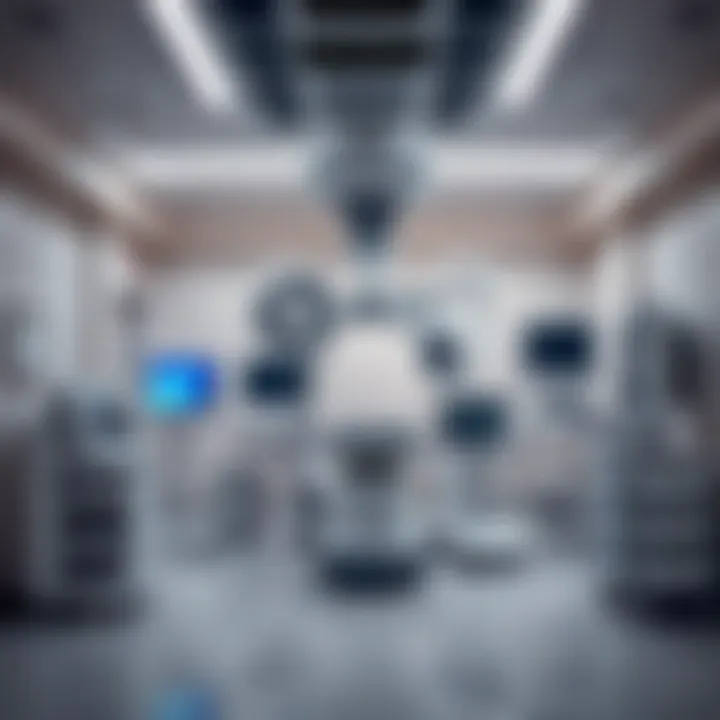 Advanced Medical Technology at Saudi-German Hospital State-of-the-art medical equipment inside the hospital