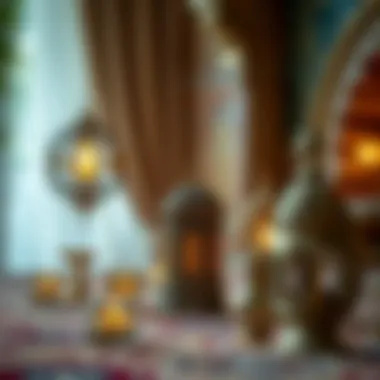 Cultural Richness of Ramadan Decorative elements showcasing Ramadan's cultural richness