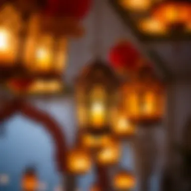 Traditional Lanterns for Ramadan Traditional lanterns representing Ramadan celebrations