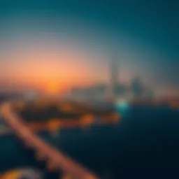 A scenic view of the UAE skyline