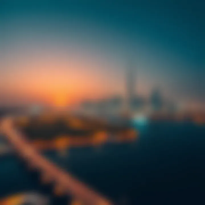 UAE Skyline: A Glimpse of Modernity A scenic view of the UAE skyline