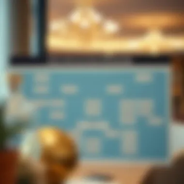 Flowchart depicting the application procedure for obtaining a visa