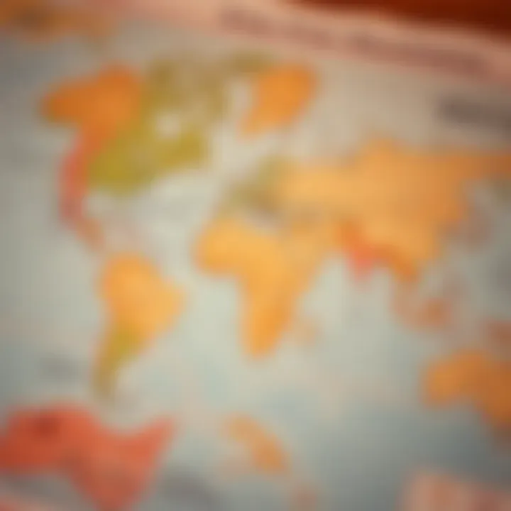 Map highlighting visa-free destinations for Pakistani passport holders