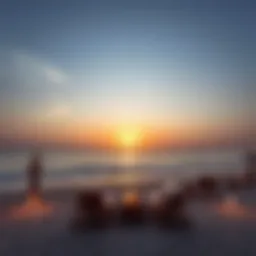 Breathtaking sunset over Viva Raha Beach