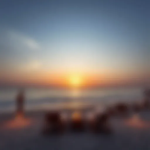 Breathtaking sunset over Viva Raha Beach