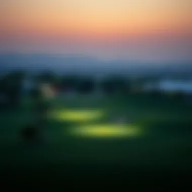 Luxurious golf landscape showcasing the Yas Golf Collection